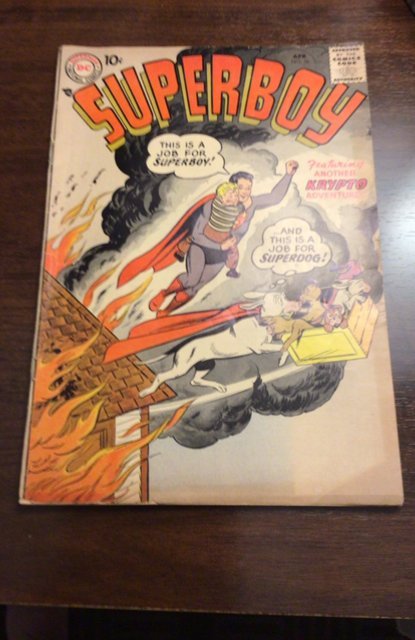 Superboy #56 (1957) FN- 3rd Appearance Krypto Wow! Utah CERTIFICATE Tons listed!
