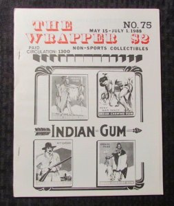 1988 THE WRAPPER Non-Sports Collectibles Fanzine #75 FN 6.0 Gum Cards