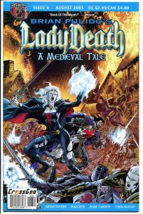 LADY DEATH MEDIEVAL TALE #6, NM+, Brian Pulido, 2003, more LD in store