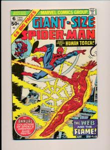 Marvel Comics 1975 SPIDER-MAN and THE HUMAN TORCH #6 VERY GOOD/FINE (HX731)