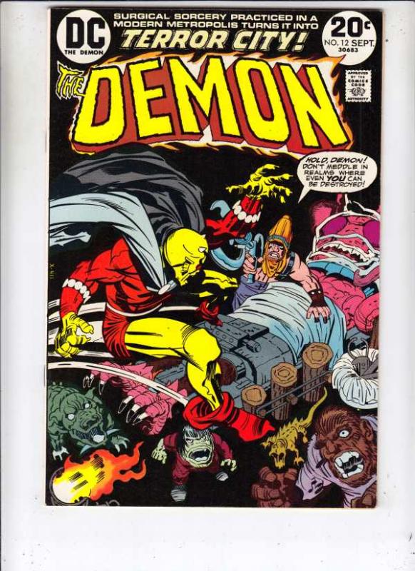 Demon, The #12 (Sep-73) NM Super-High-Grade Jason Blood, Merlin
