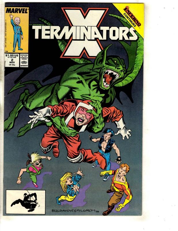 12 Marvel Comics Terminators 1 2 3 4 X-Universe 1 2 X-Factor 4 5 6 7 8 2 CR58