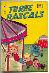 Three Rascals #2 1958- Golden Age reprints-comic book VG/F