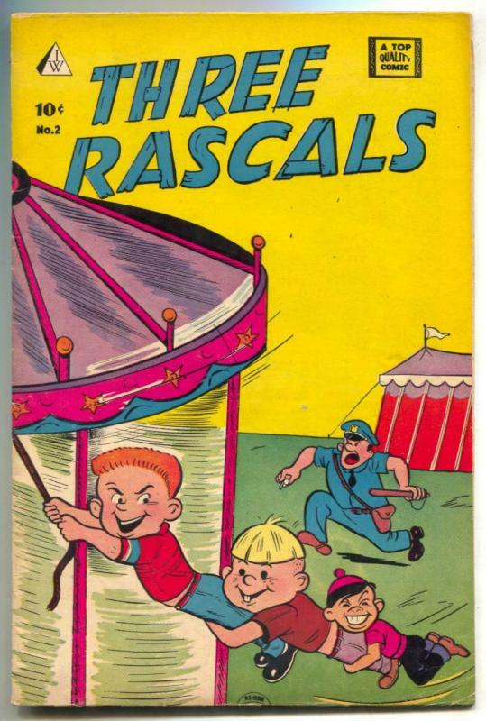 Three Rascals #2 1958- Golden Age reprints-comic book VG/F