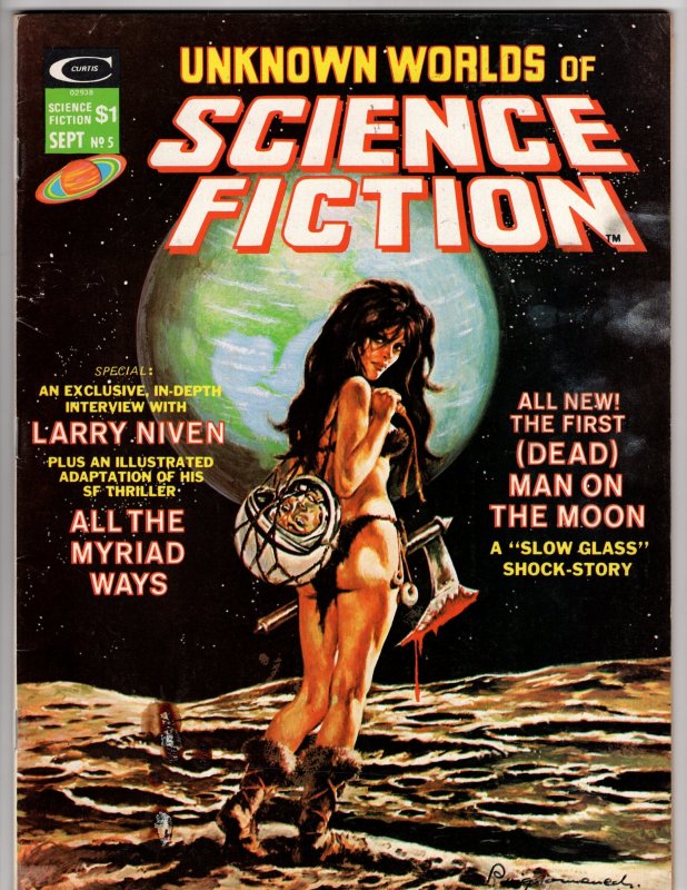 Unknown Worlds of Science Fiction #5 Classic Sci-Fi Curtis Magazine