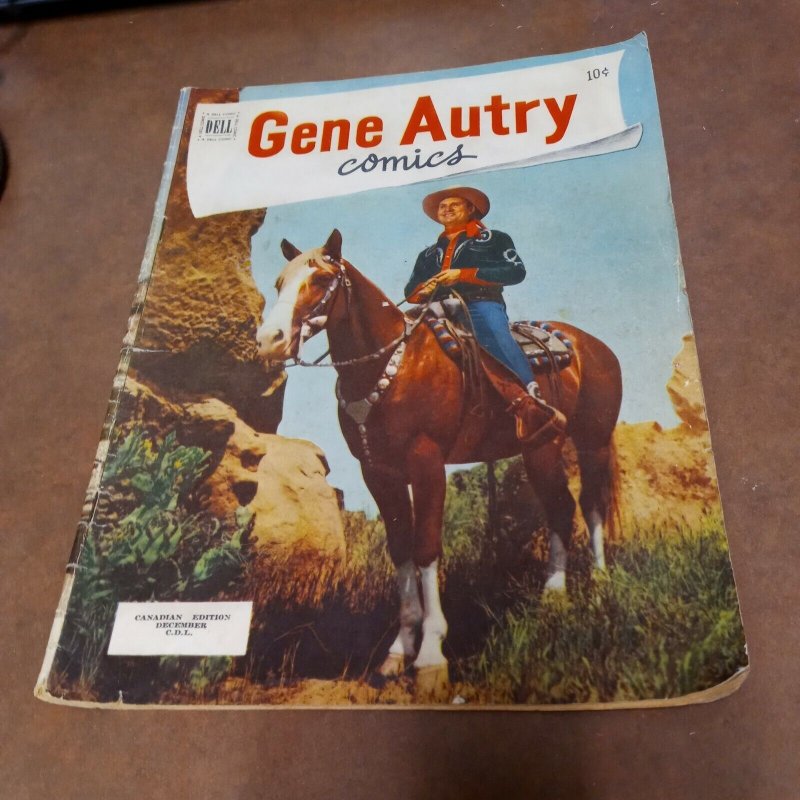 GENE AUTRY COMICS #45 NOVEMBER 1950 DELL COMICS Golden Age Western canadian edit