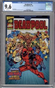 Deadpool #0 (1998) CGC 9.6 NM+
