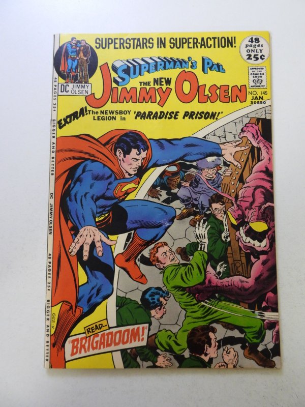 Superman's Pal, Jimmy Olsen #145 (1972) VG+ condition subscription crease