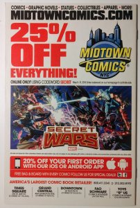 Deadpool's Secret Secret Wars #1 (9.4, 2015) Action Figure Cover