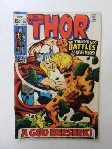 Thor #166 (1969) FN- condition