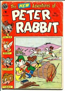 Peter Rabbit #23 1954-Avon-Indian fight-western theme-G/VG