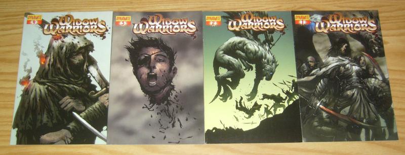 Widow Warriors #1-4 VF complete series - pat lee - dynamite comics set lot 2 3