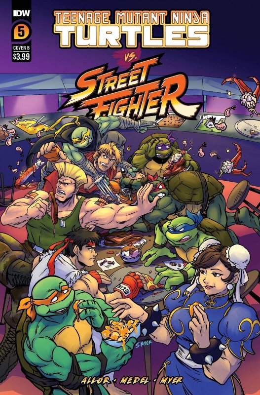 Teenage Mutant Ninja Turtles Vs. Street Fighter' Comic