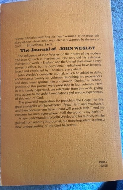The journal of John, Wesley, Parker,