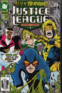 Justice League America #67 (1992) Blue Beetle