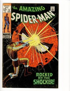 AMAZING SPIDERMAN 72 F+ 6.5 SHOCKER!! LOUISIANA COLLECTION