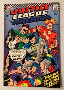 Justice League of America #44 DC 1st Series 4.0 VG water stain on rear (1966)