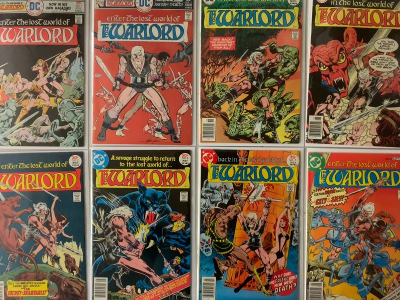 Warlord comics lot #1-50 47 diff avg 5.0 (1976-81)