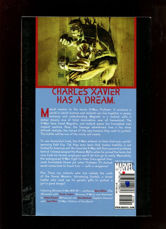 ULTIMATE X-MEN VOLUME #3: WORLD TOUR - 2005 THIRD PRINT WHITE LABEL