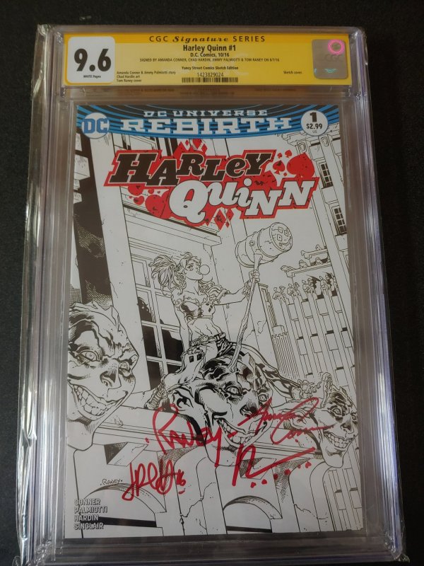 ​HARLEY QUIN #1 CGC 9.6 SS CONNER,HARDIN,PALMIOTTI & RANEY