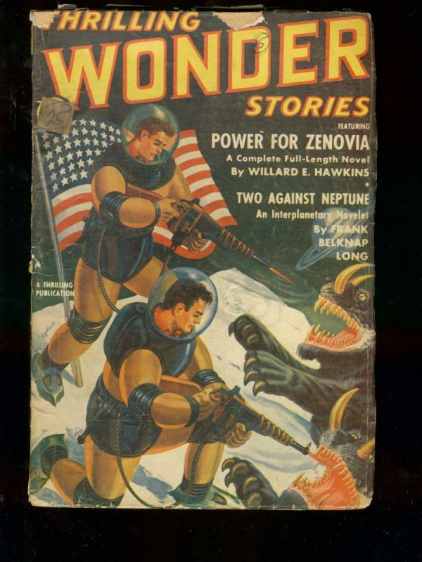 THRILLING WONDER STORIES JUNE 1941 PULP AMERICAN FLAG G