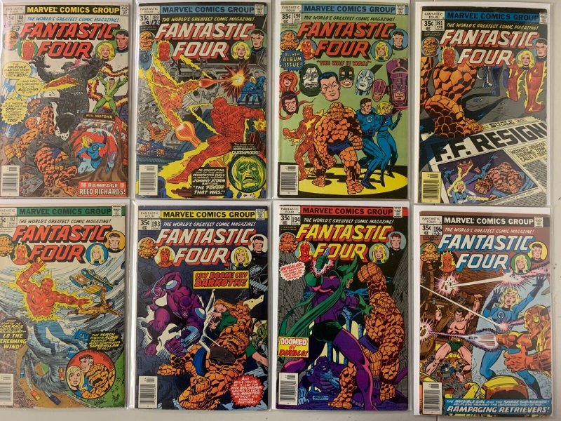 Fantastic Four comics lot #188-237 37 diff avg 6.0 (1977-81)