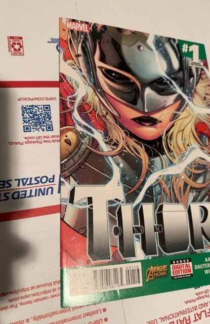 Thor #1 (2014)Jane foster first app of her as Thor