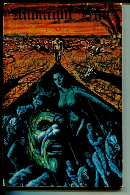 Midnight Sun #1 1974-limited edition=pulp stule sci-fi & fantasy-VG