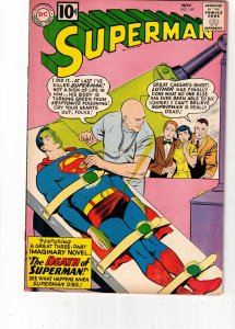 Superman #149 1961 DEATH OF SUPERMAN by LexLuthor Mid-High-Grade FN/VF Utah CERT
