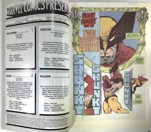 MARVEL COMICS PRESENTS Comic 86 — Wolverine 1991 — Sam Keith Rob Liefeld Jae Lee