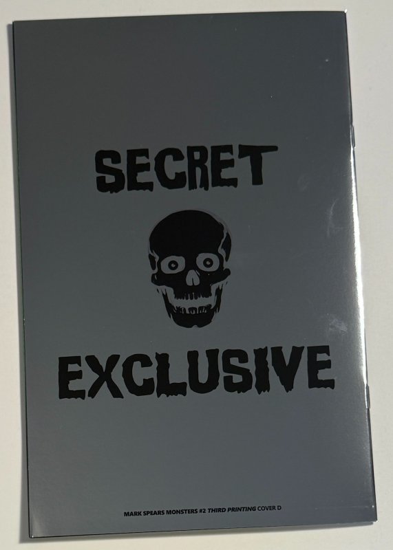 MARK SPEARS MONSTERS #2 3rd print Frankenstein SDCC Foil Variant!