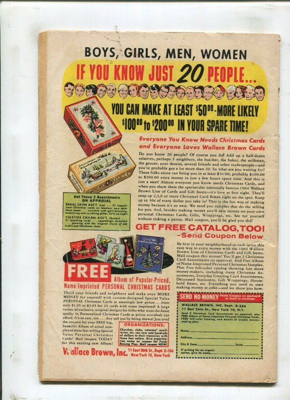 STRANGE ADVENTURES #167 - GORKO THE NIGHT CREATURE! - (2.0) 1964