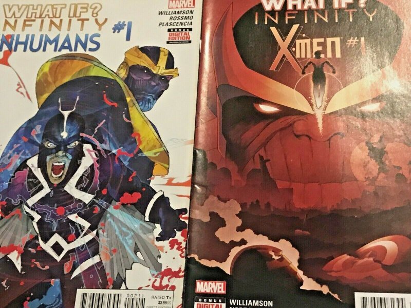 WHAT IF...?#1  VF/NM LOT (4 BOOKS) 2014 INFINITY GAUNTLET, DARK REIGN ETC.