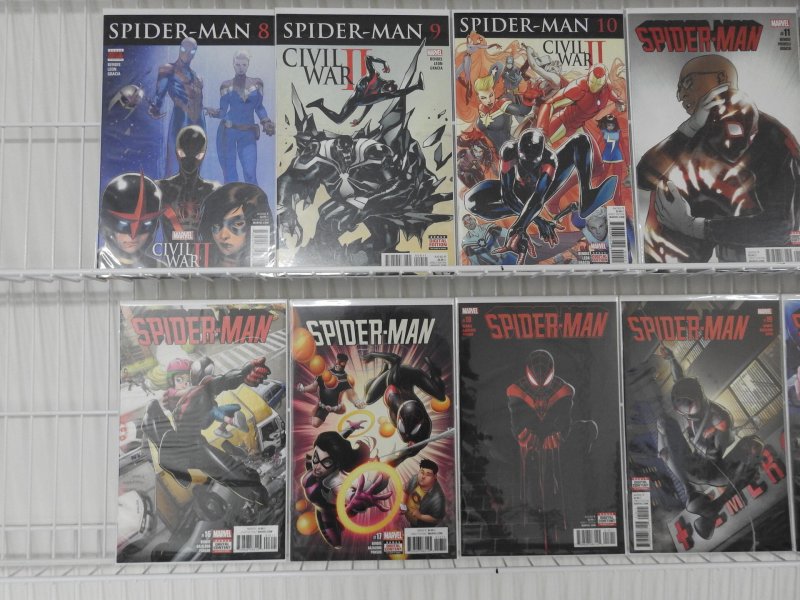 Spider-Man (2016) Complete Set 1-21! Plus Variant Annual & 2 Variants! Avg NM-!