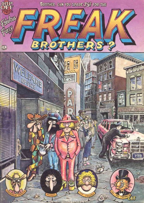 Fabulous Furry Freak Brothers, The #4 FN ; Rip Off | 1st Print Gilbert Shelton U