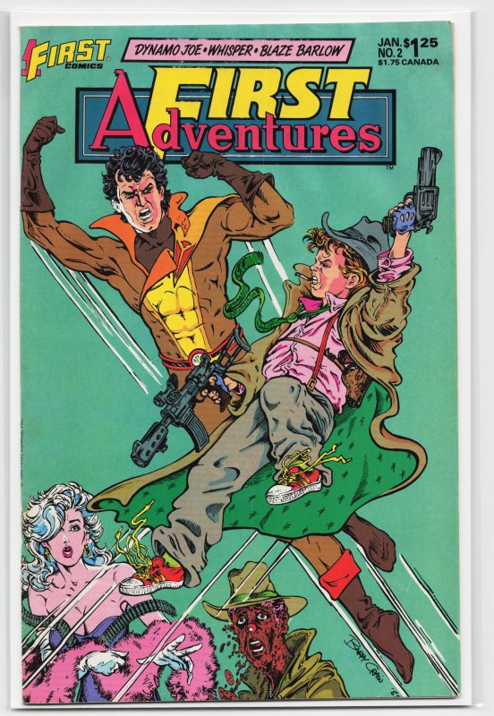 First Adventures #2 (1986) Blaze Barlow and the Eternity Command