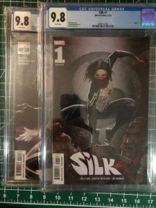 Silk #1, 2 (2022) both CGC 9.8 In-hyuk Lee covers