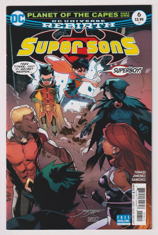 DC Comics! Super Sons! Issue #6 (Rebirth)!