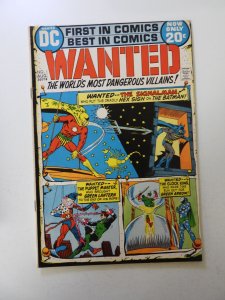 Wanted, The World's Most Dangerous Villains #1 (1972) FN/VF condition