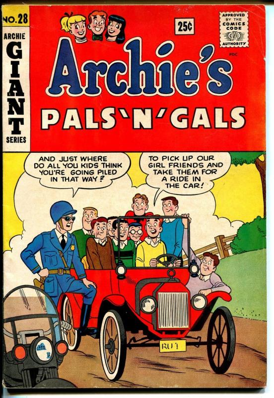 Archie's Pals 'n' Gals #28-1964-Betty-Veronica-Giant Edition-pin-ups-VG