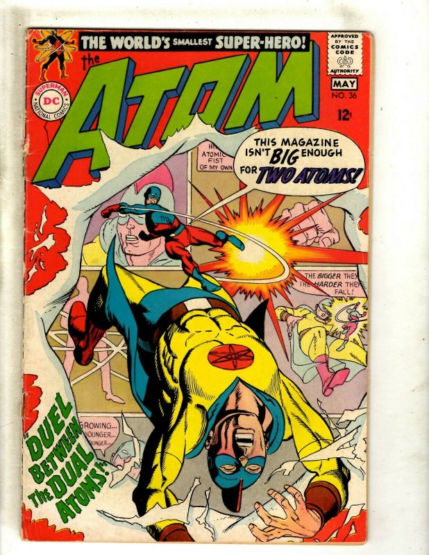 Atom # 36 FN DC Silver Age Comic Book Justice League Batman Superman Flash J462