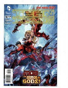 9 Teen Titans DC Comics # 1 2 9 11 13 14 15 18 19 Robin Raven Starfire J434