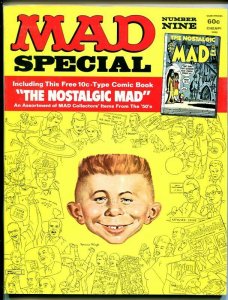 MAD SPECIAL #9-INCLUDES BONUS NOSTALGIC MAD #1 COMIC-MINGO-SEVERIN-1973-vf