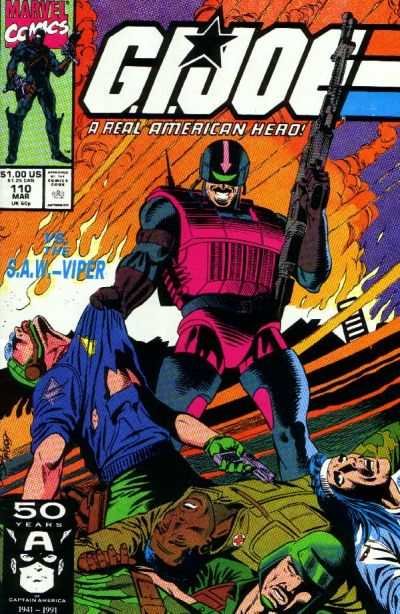 G.I. Joe: A Real American Hero (1982 series) #110, VF+ (Stock photo)