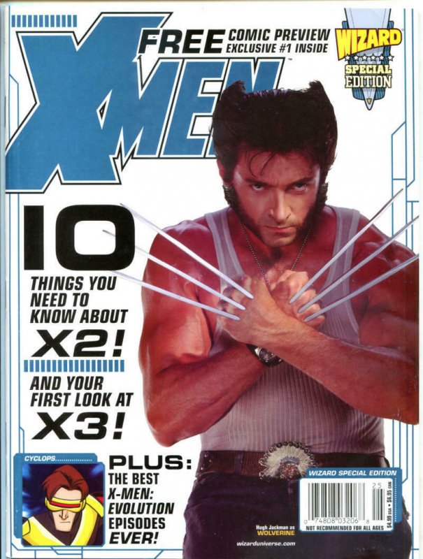 WIZARD SPECIAL Edition #1, VF/NM, Wolverine, Hugh Jackman, X-men, 2003 