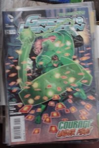 GREEN LANTERN # 25  2014 DC the new 52 COURAGE UNDER FIRE