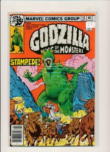 Marvel Comics Lot of 11-GODZILLA KING OF MONSTERS #6-16 F/VF (PF486) 