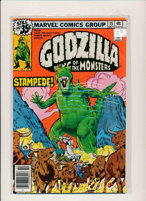 Marvel Comics Lot of 11-GODZILLA KING OF MONSTERS #6-16 F/VF (PF486) 