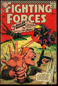 OUR FIGHTING FORCES #101-JOE KUBERT ART-DC WAR VG