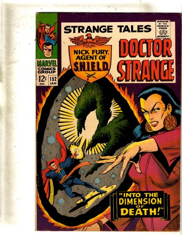 Strange Tales # 152 VF Marvel Comic Book Human Torch Fantastic Four Thing FM2